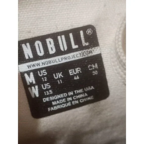 NOBULL | RARE HIGH TOP BUTTERFLY FLORAL CANVAS TRAINER UNISEX W13.5/M12 - Picture 2 of 13